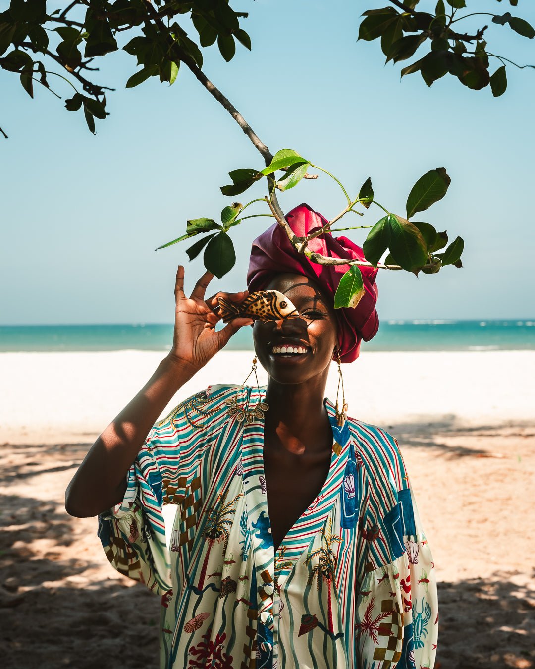 Asha 11 campaign image 2 Mbau Dress in Tides