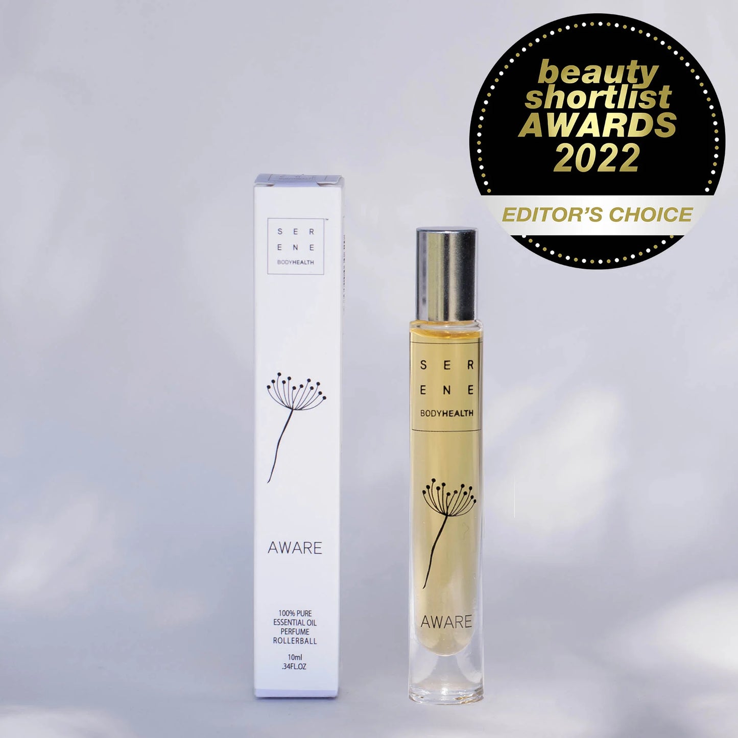 Serene Body Health Aware perfume and box