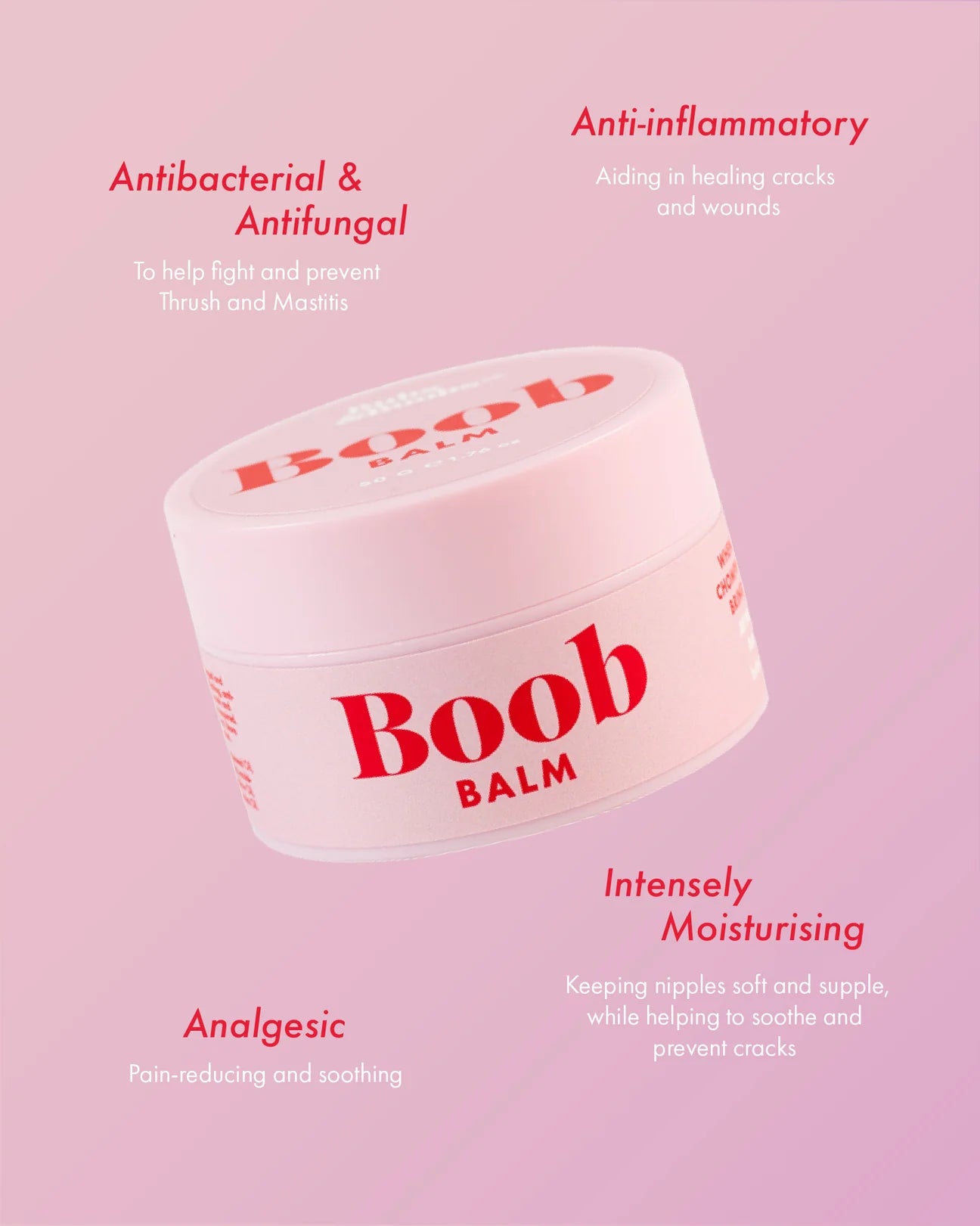 Boob balm benefits
