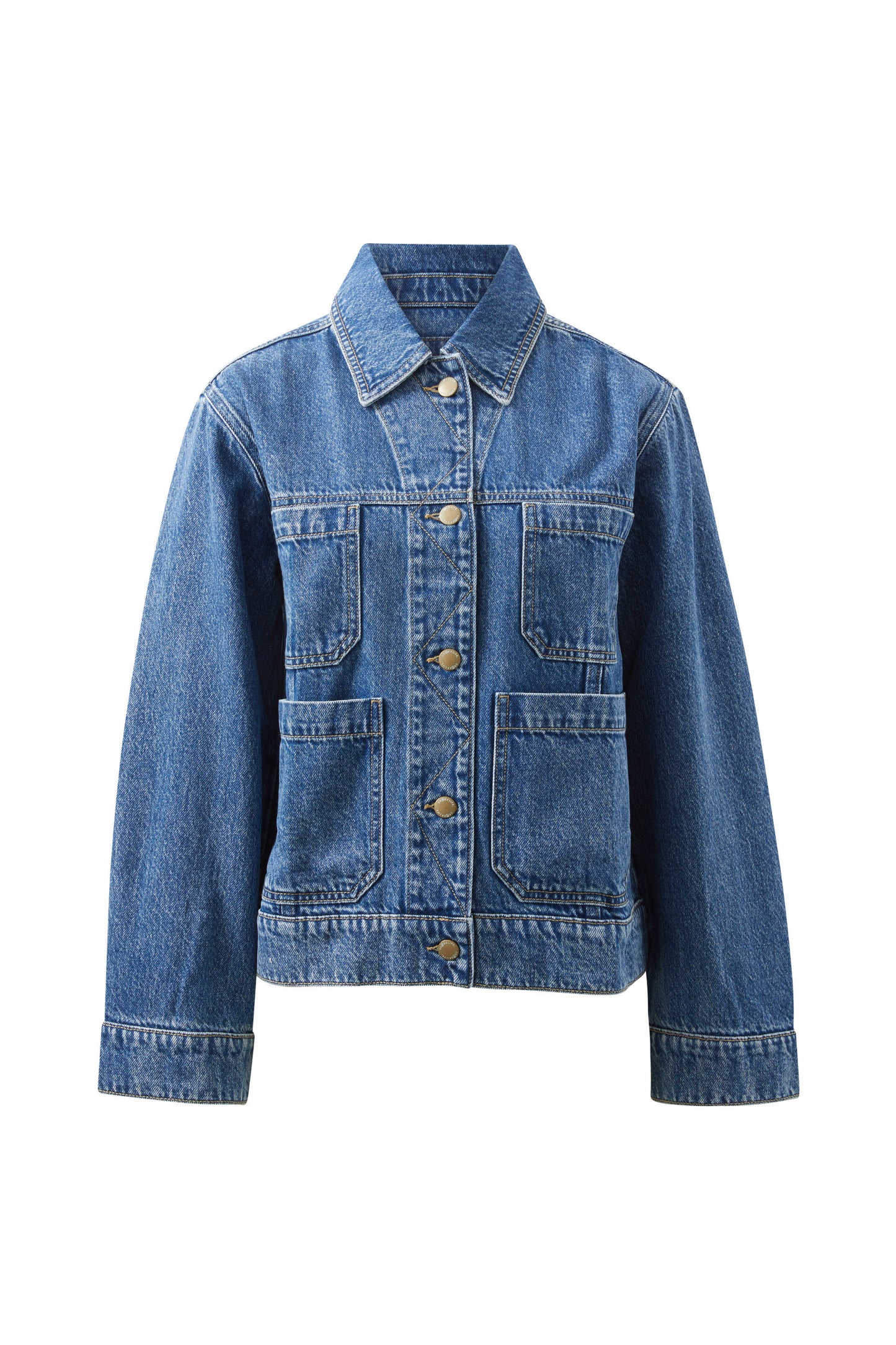 Boyfriend Denim Jacket – Fresh Indigo