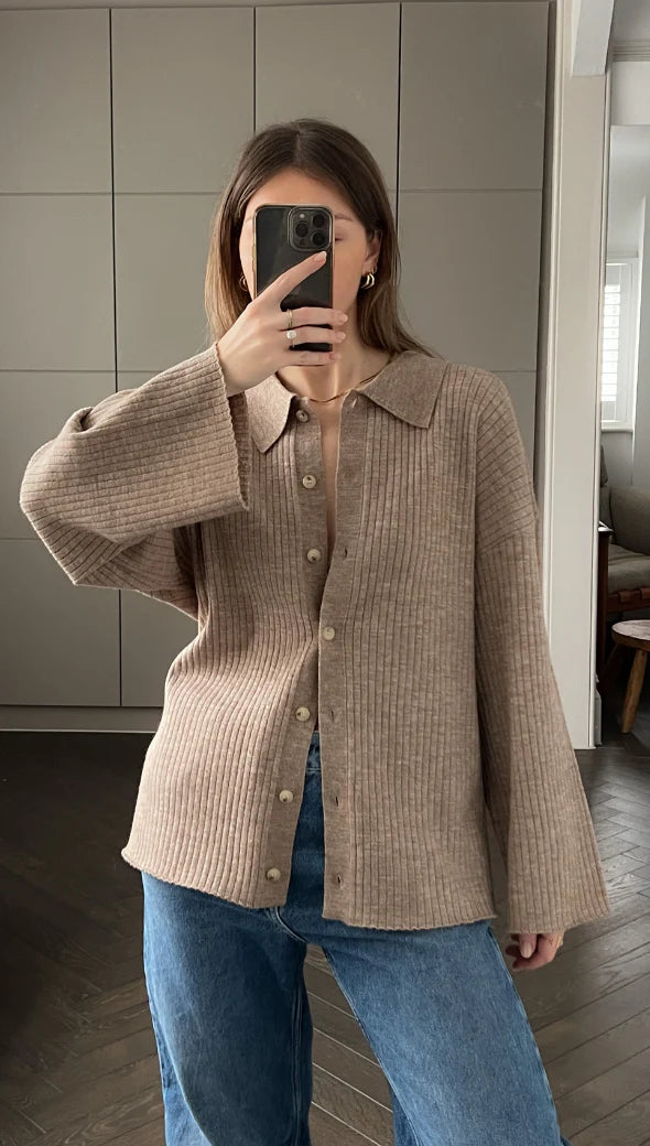 Dominika Cardigan – Biscuit