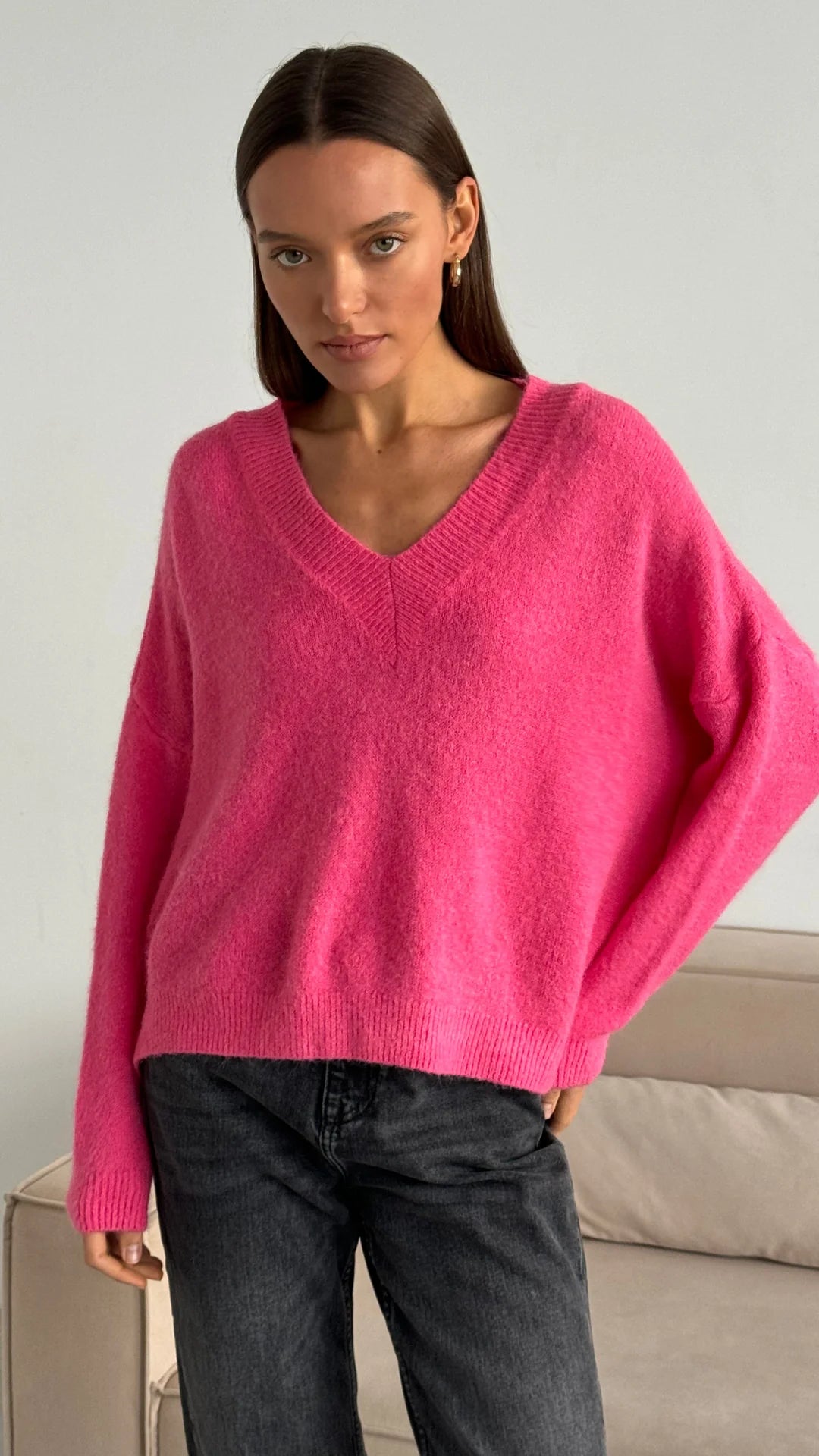 Charli April sweater in candy 5