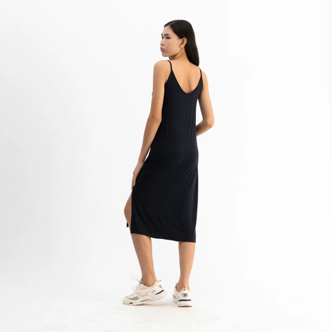 Dorsu singlet dress in black