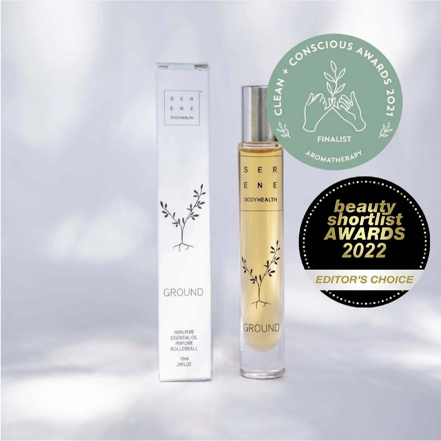 Serene ground perfume oil with box