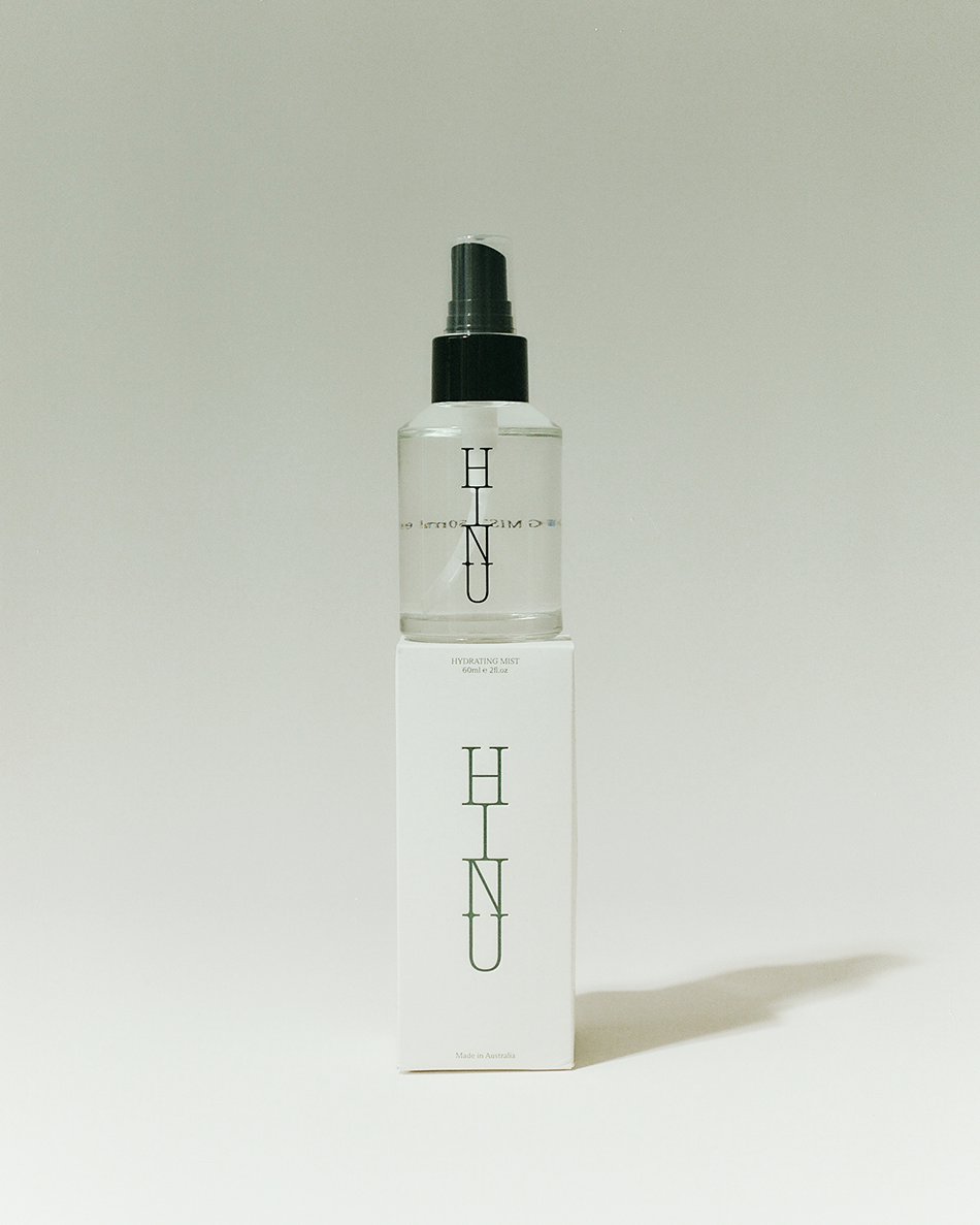 Hinu hyrdating mist on box