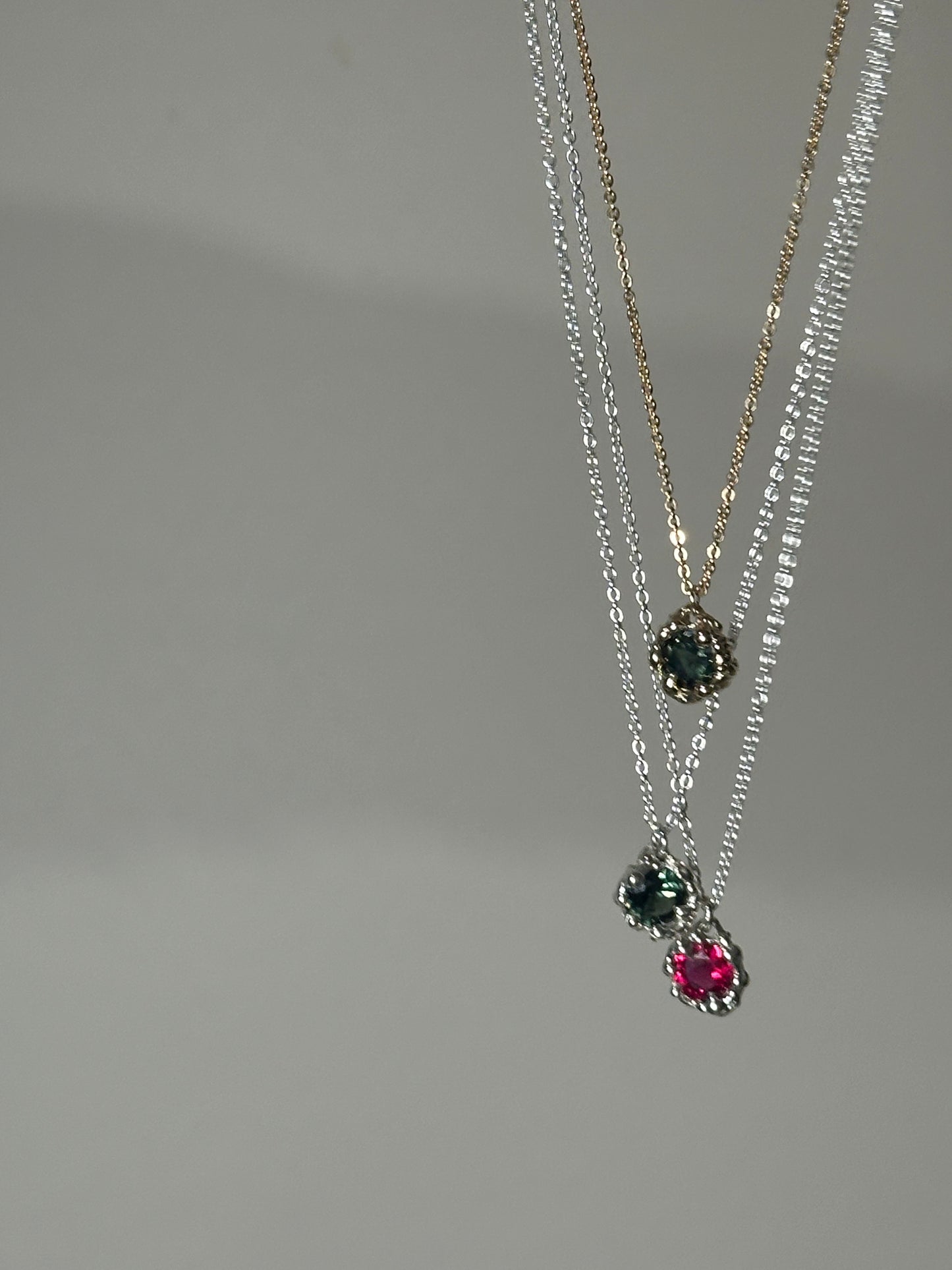 Karlek sacral necklaces all hanging