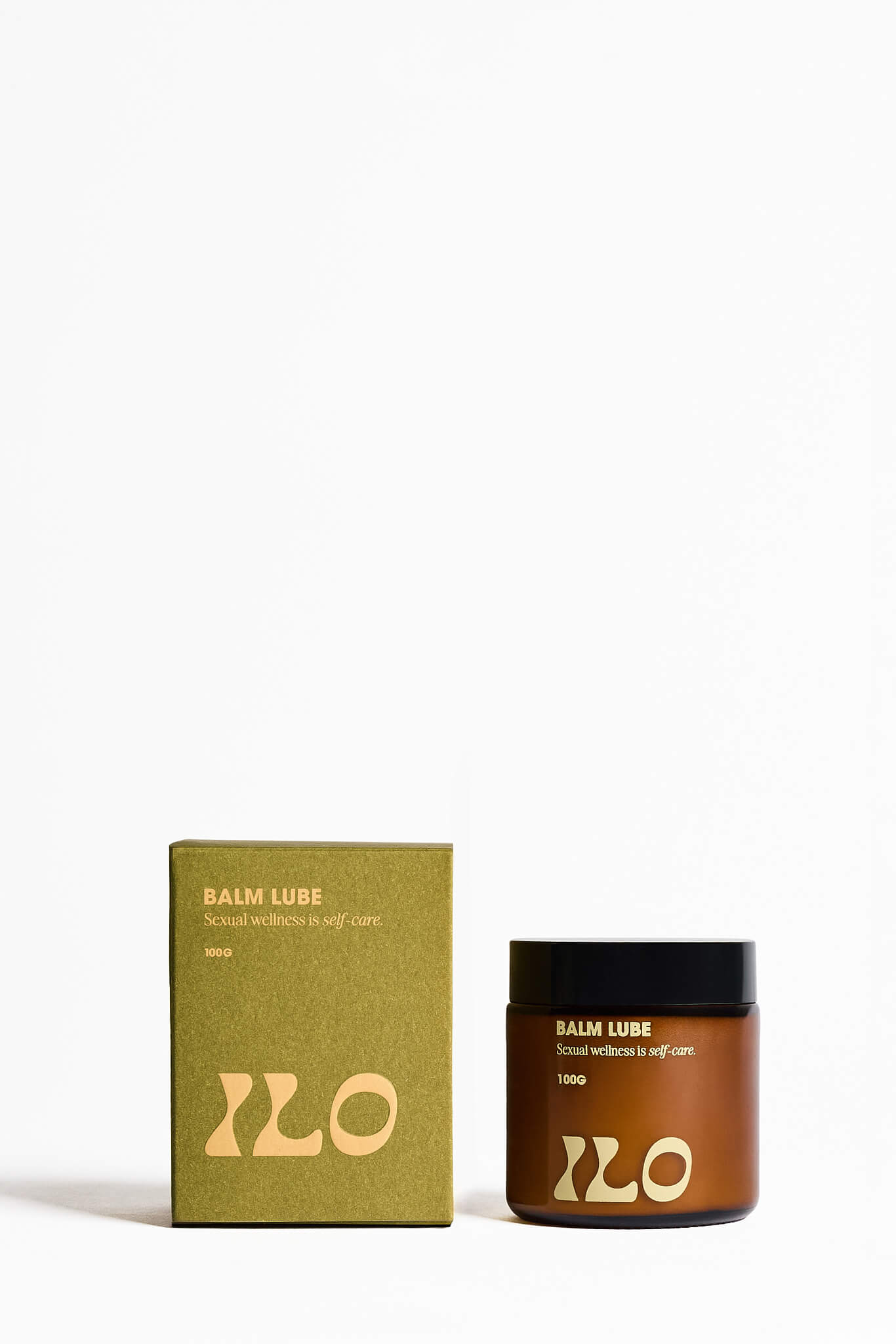 Ilo Wellness balm lube and box