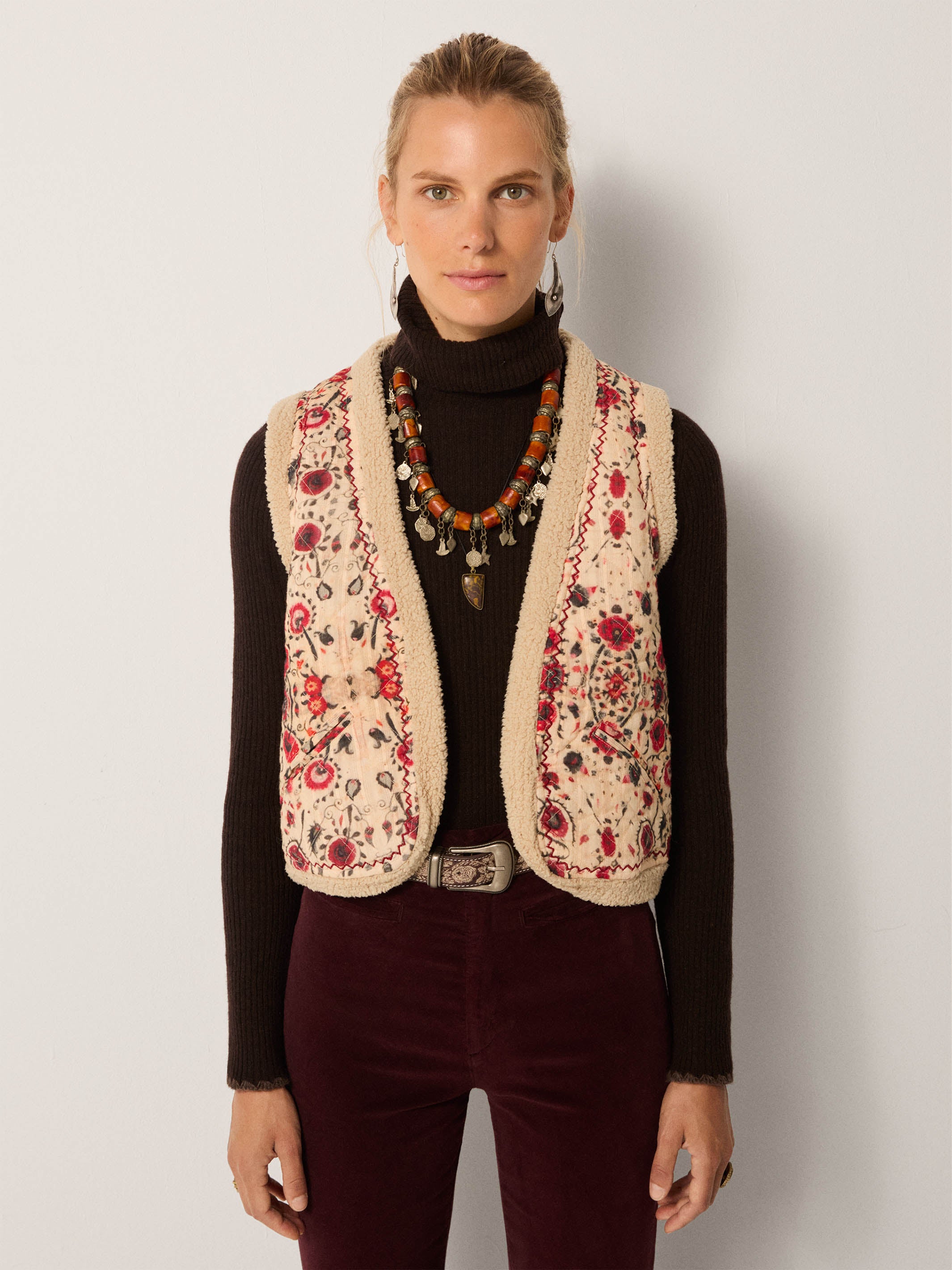 Maison Hotel Paul Vest – Coquelicot Coquillage lined in soft