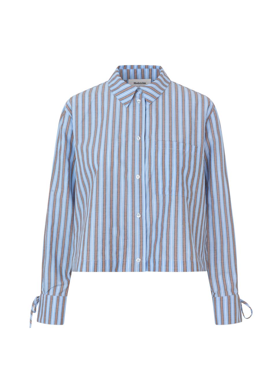 Modstrom Meyrick MD Stripe Shirt flat lay front image