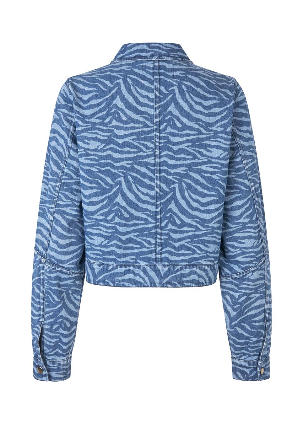 Modstrom Mase MD Jacket – Blue Zebra flat lay back shot