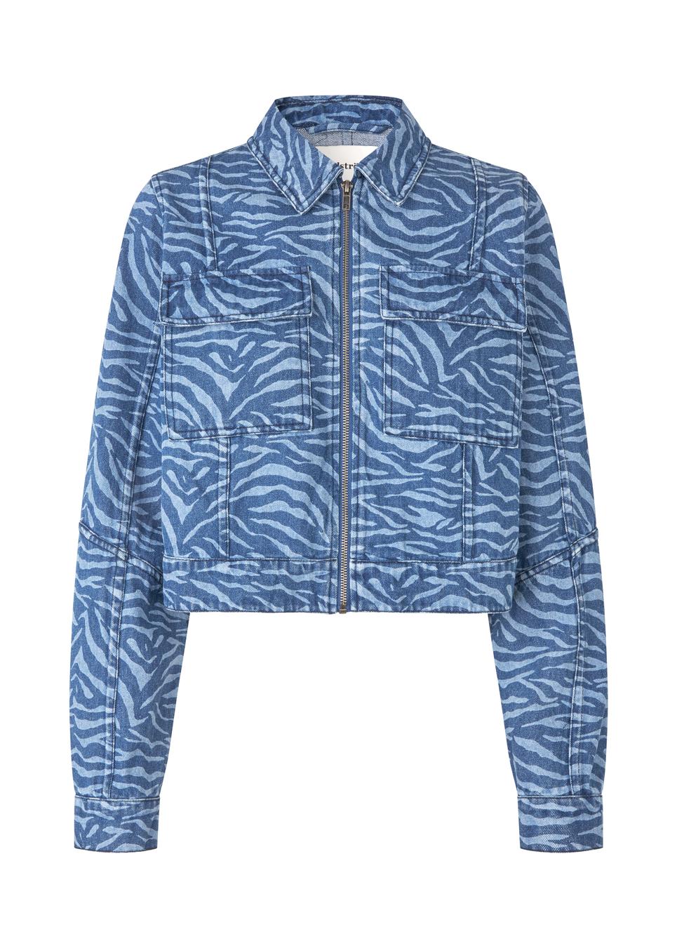 Modstrom Mase MD Jacket – Blue Zebra flat lay