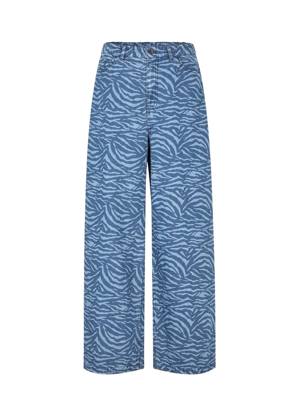 Modstrom Mase MD Pants – Blue Zebra flat lay front shot