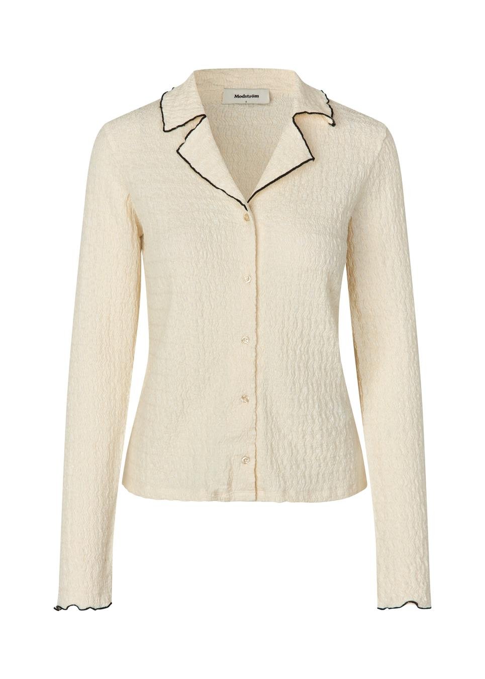 Modström Mesi Shirt in Soft White flat lay