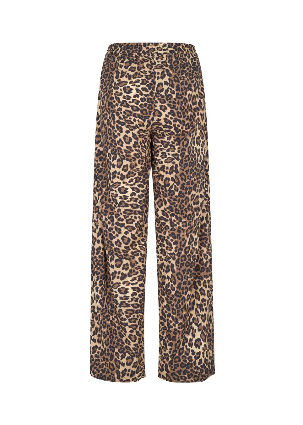 Modstrom Mood MD Leopard Print Pants flat lay back shot