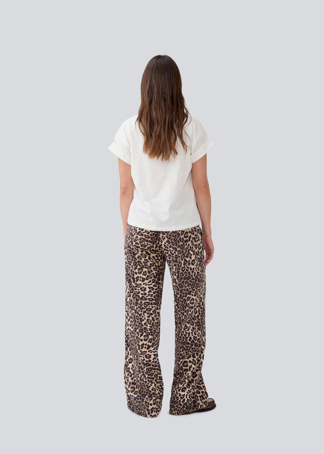 Modstrom Mood MD Leopard Print Pants on model back shot