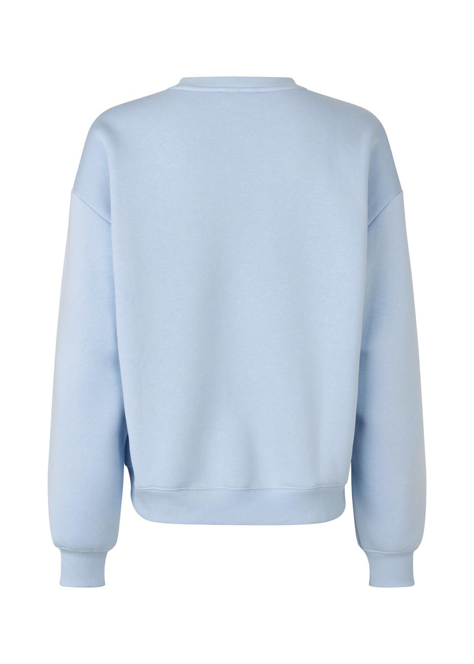 Modstrom Tia MD Sweatshirt – Cashmere Blue flat lay back shot