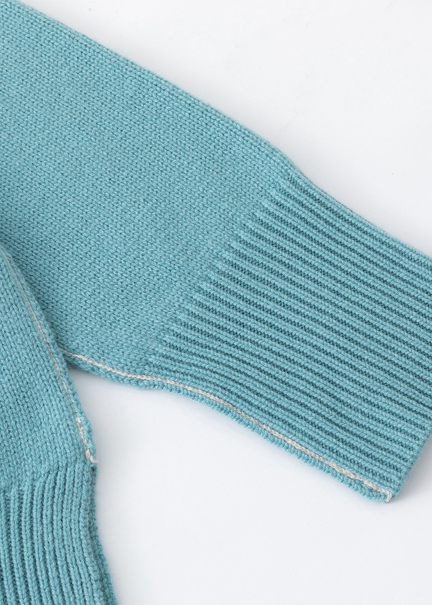 Aleger cashmere sweater blue cuff
