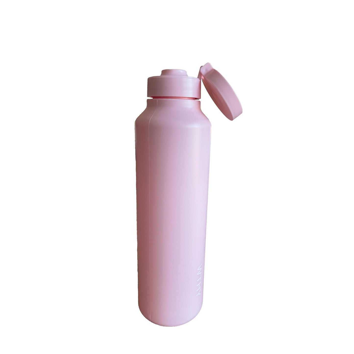 pink worthy drink bottle open