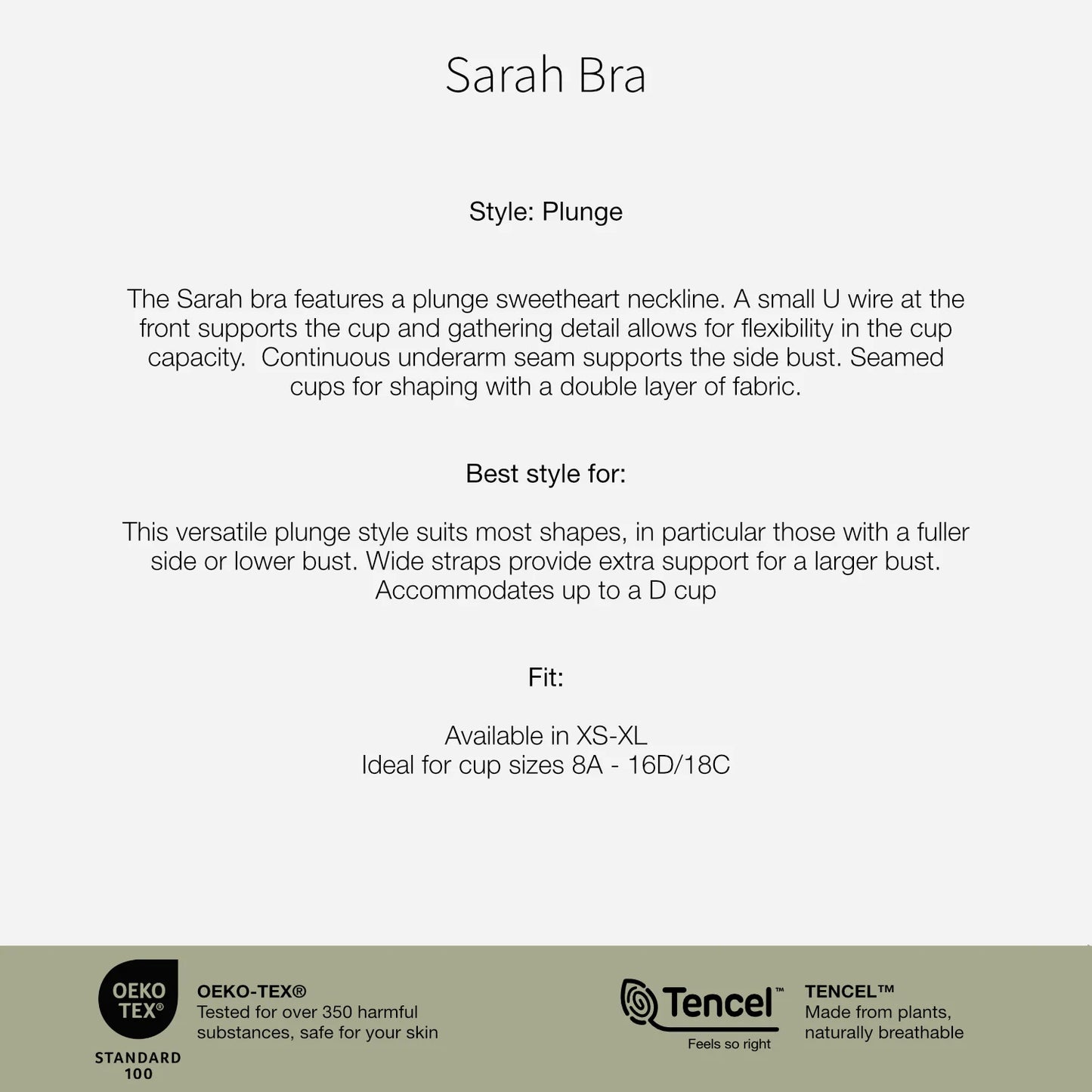 Videris Sarah bra details