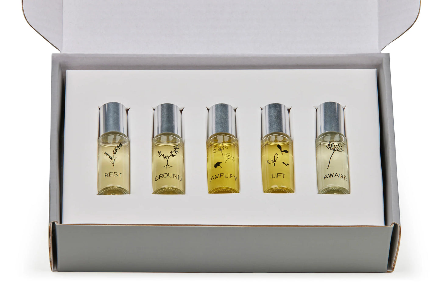 Serene perfume oil discovery box