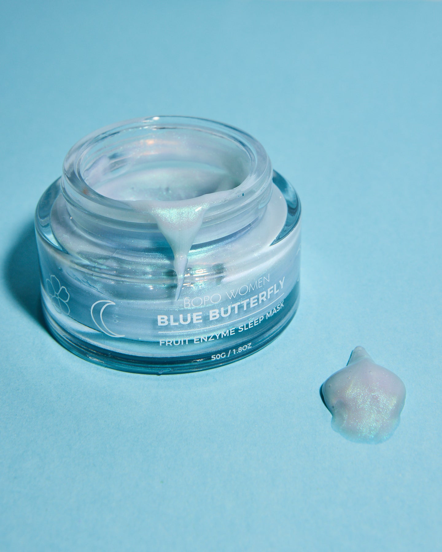 blue butterfly sleeping mask product