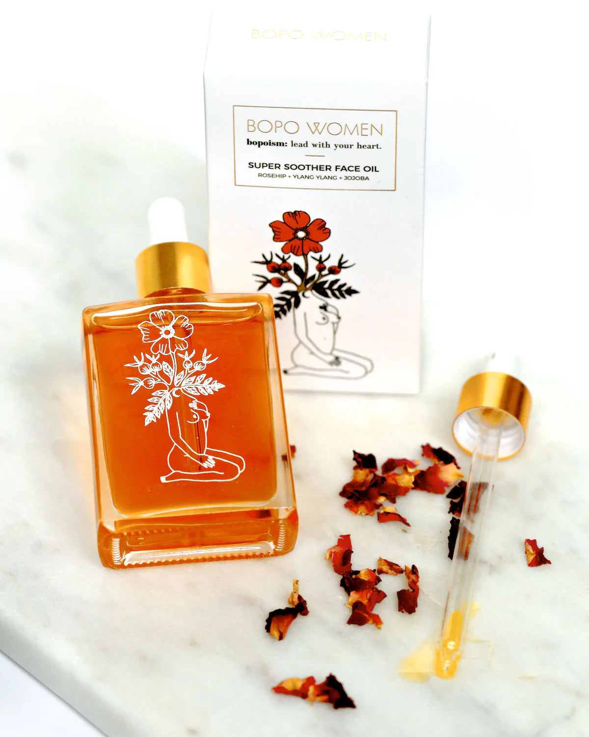 Bopo Super Soother face oil with box