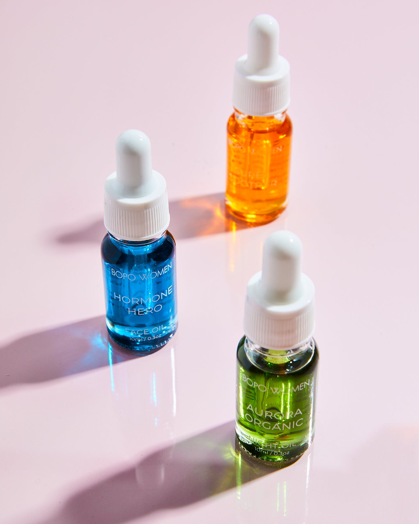 Bopo mini face oil trio product shot 2