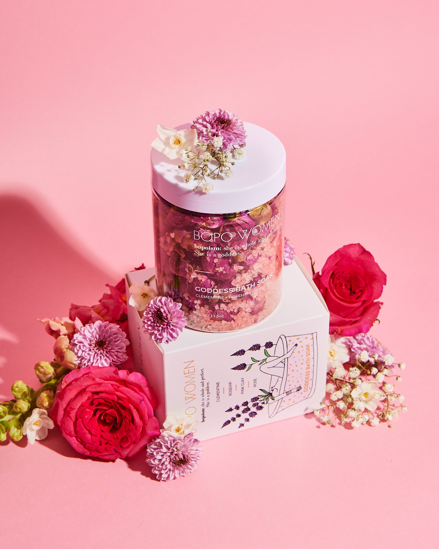 goddess bath soak with box