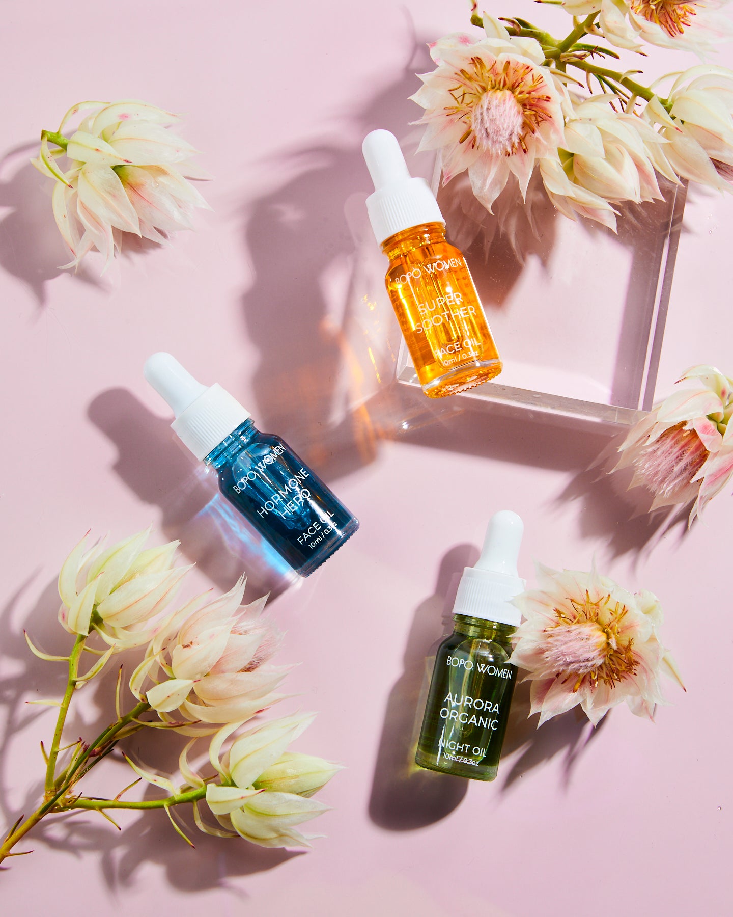 Bopo mini face oil trio product shot