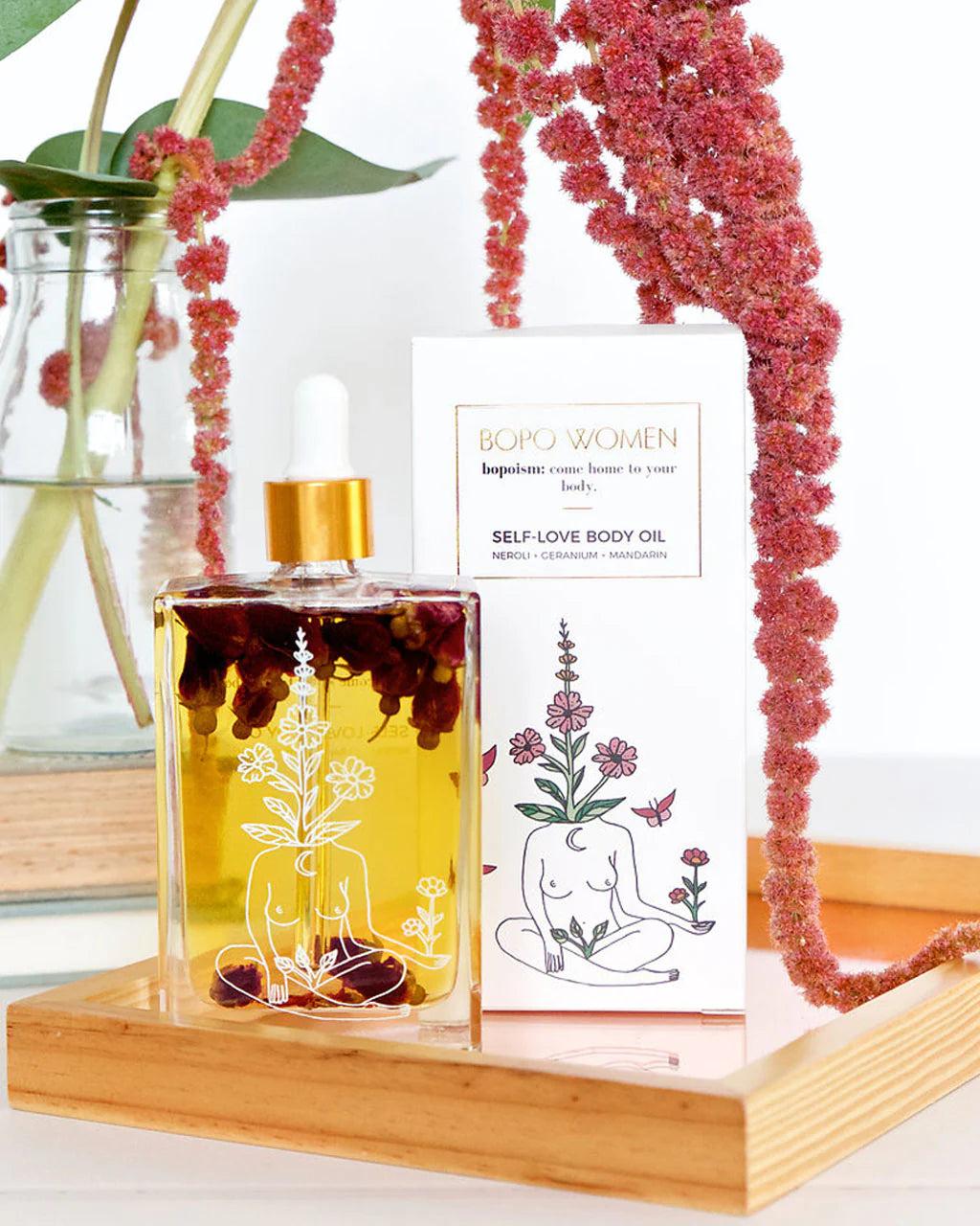 Bopo self love body oil with box