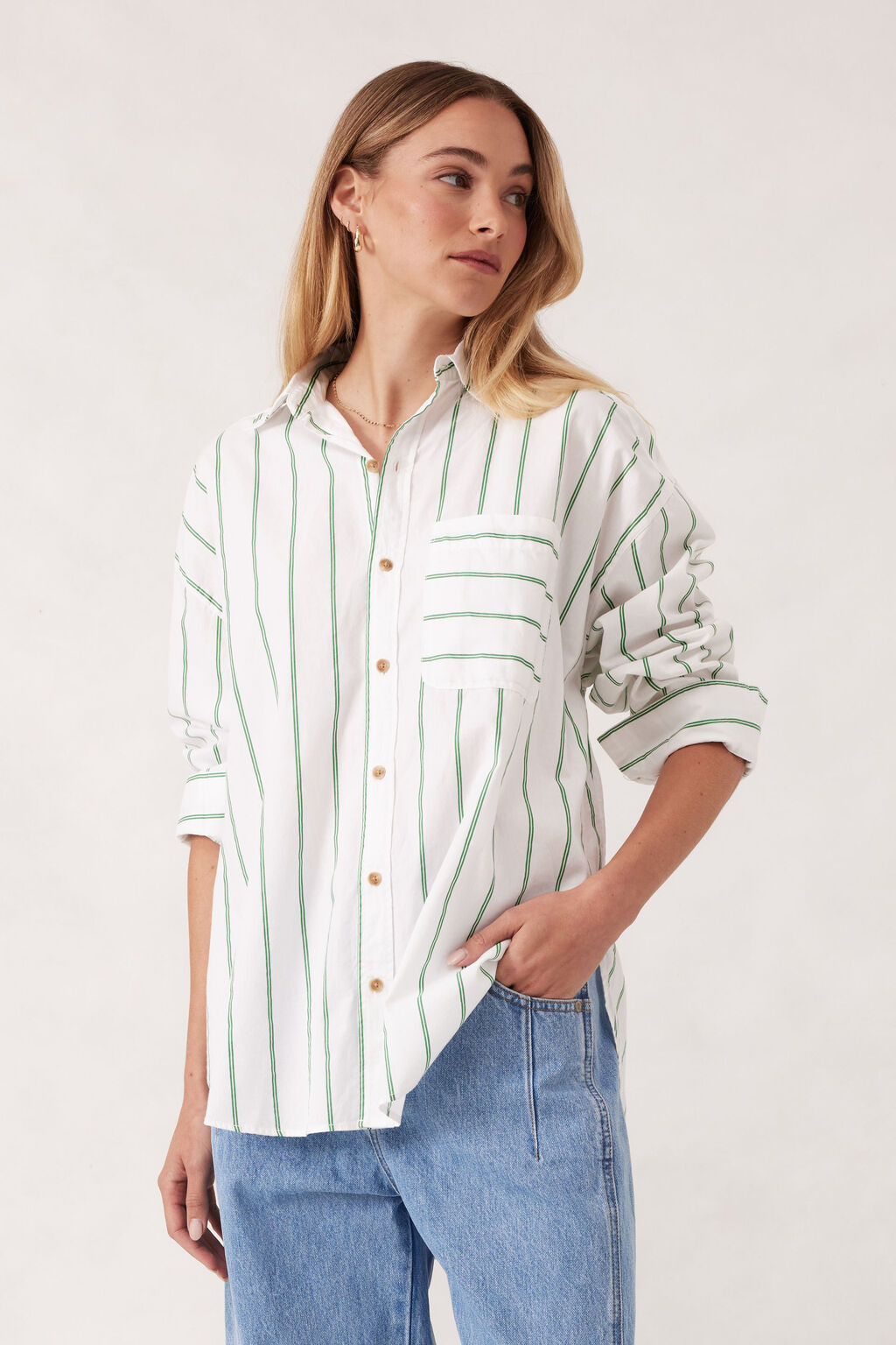 Ceres oversized striped shirt