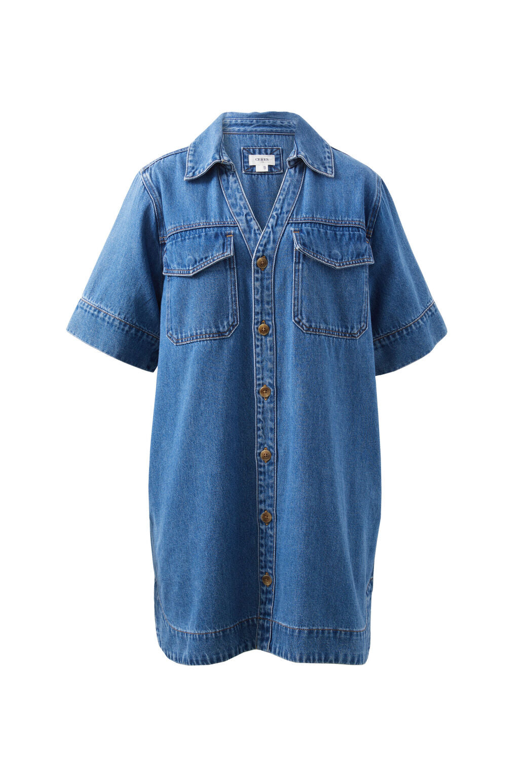 ceres relaxed dress flat lay