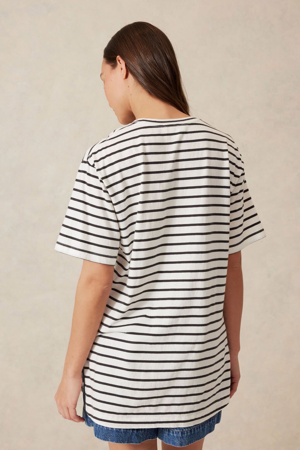 Ceres stripe t-shirt back shot