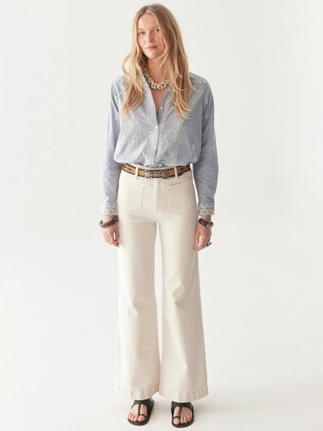 Edna Pant – Ecru