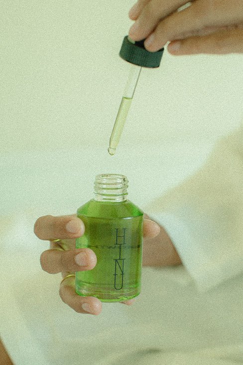 Hinu hair oil with dropper duo