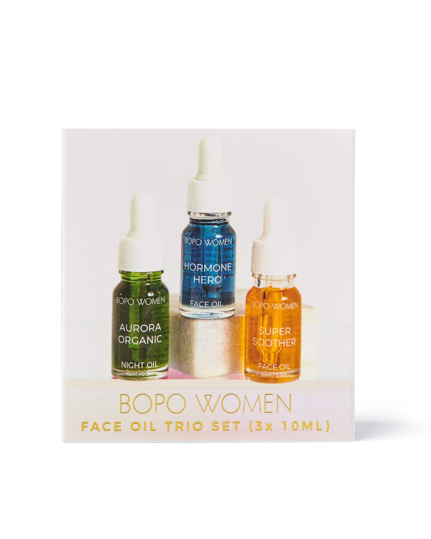 Bopo Women face oil trio set box