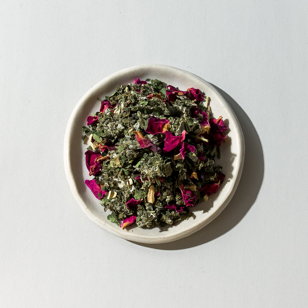 Organic Merchant raspberry loose leaf tea