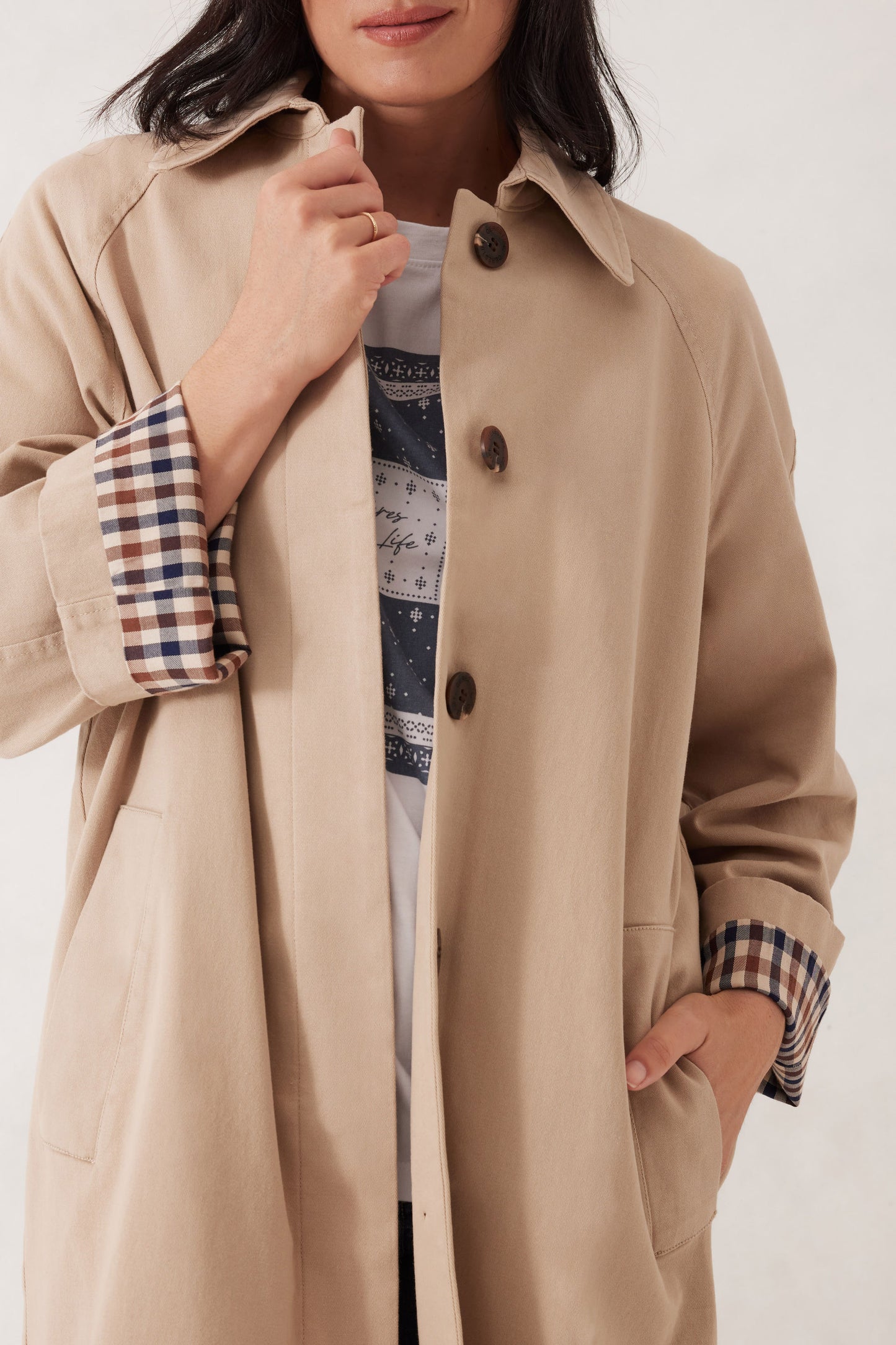 Spring Coat – Sand