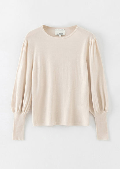 Aleger 071 bell sleeve in winter white 1