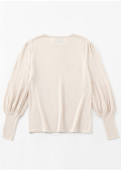 Aleger 071 bell sleeve in winter white 2