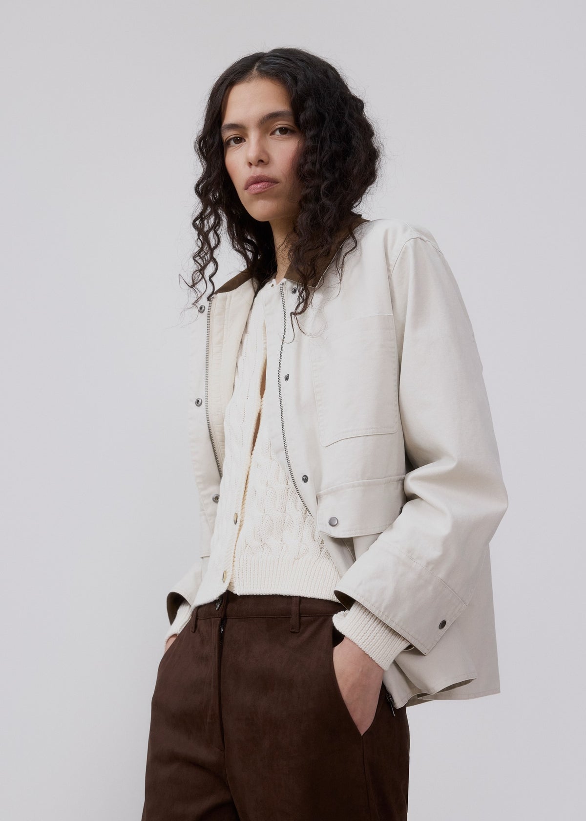 Modstrom Ursula md Jacket in Moonbeam 1