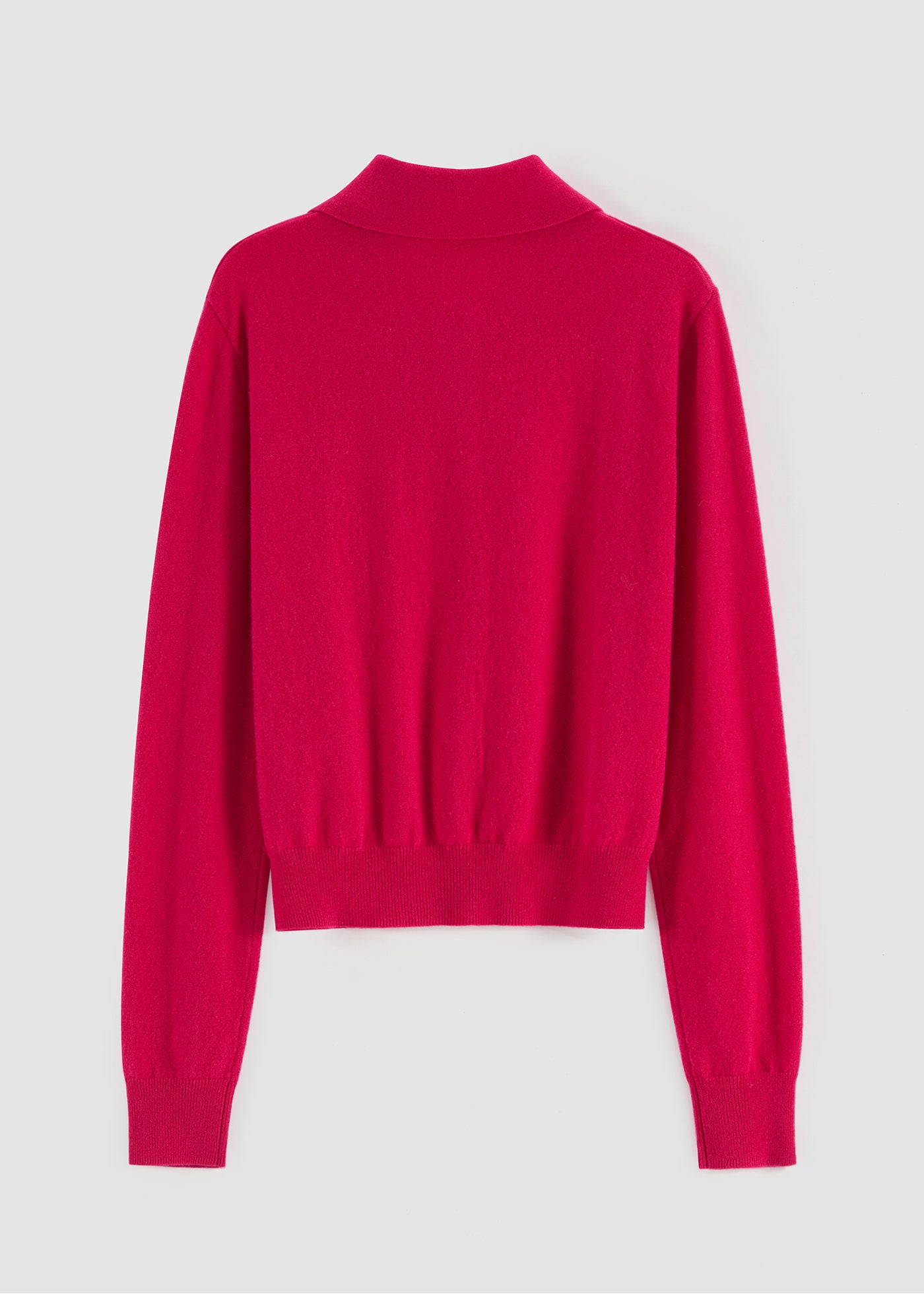 Aleger 491 cashmere cardi in fushia 3
