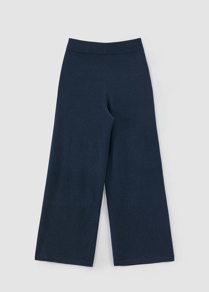 497 Cashmere Blend Side Stitch Pant – Storm Blue