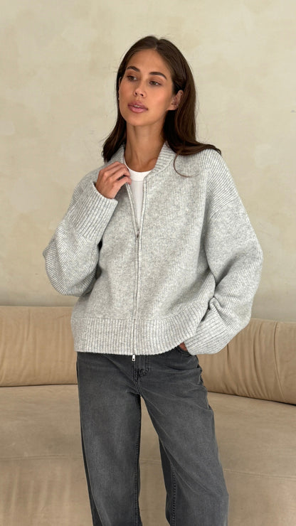 Charli – Zoe cardi in silver