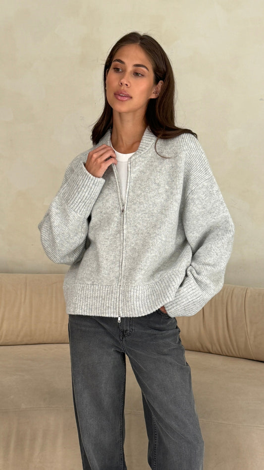 Charli – Zoe cardi in silver