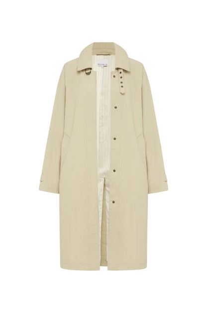 Rowie Marlow classic trench in stone ghost product shot
