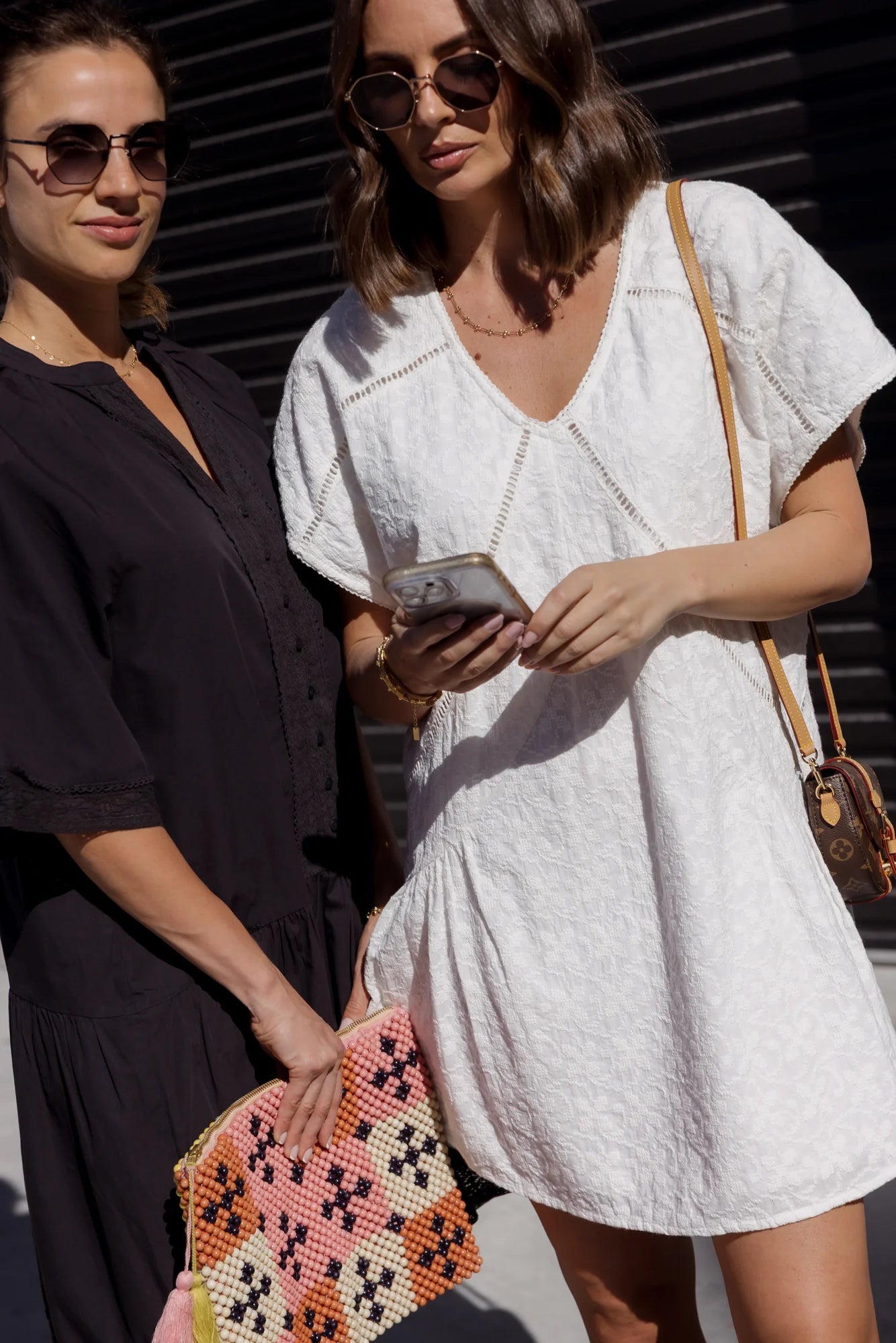 Alexandra Isaac dress in white 3