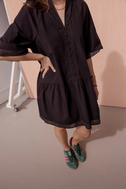 Alexandra Josah dress in black 2