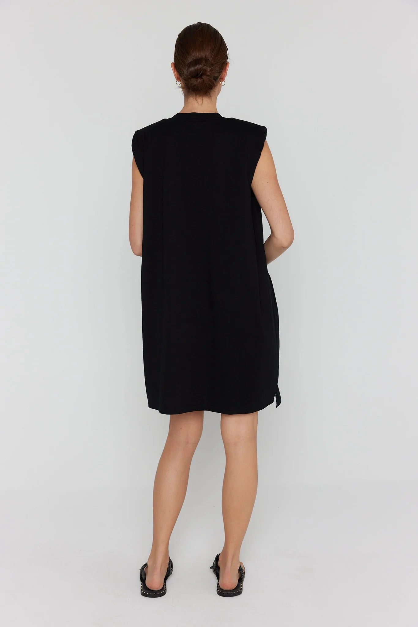 Alexandra Marni dress in black back shot 2