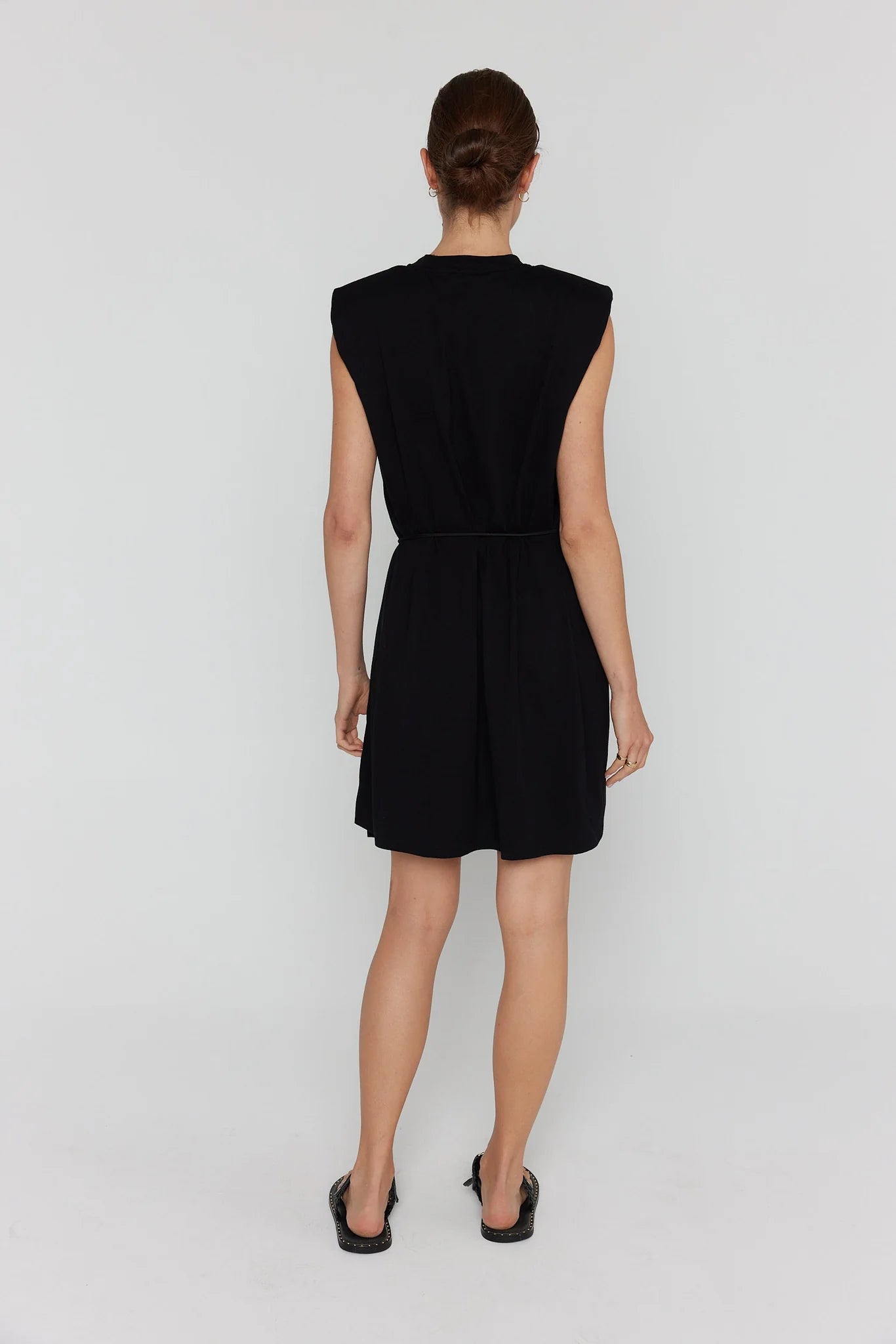 Alexandra Marni dress in black back shot